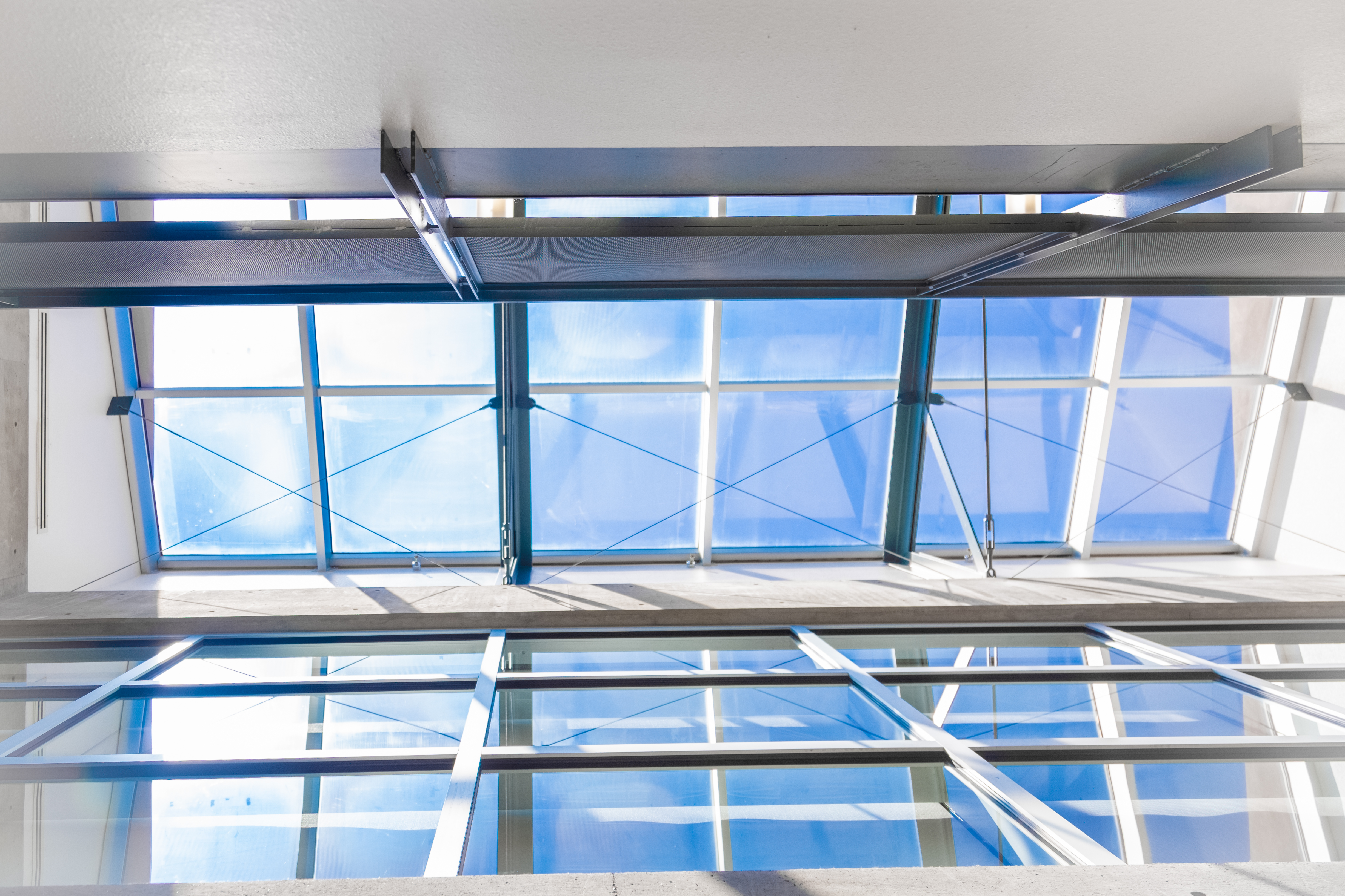 Interior photo of sky light